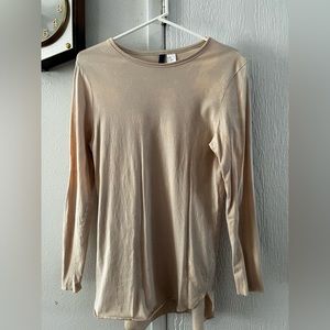 Tan long sleeve shirt